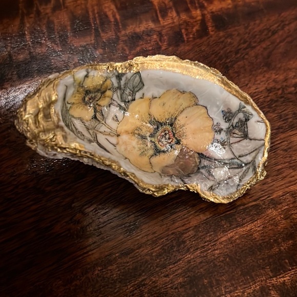 Handmade Trinket Holder, Gold and Yellow - Picture 1 of 9